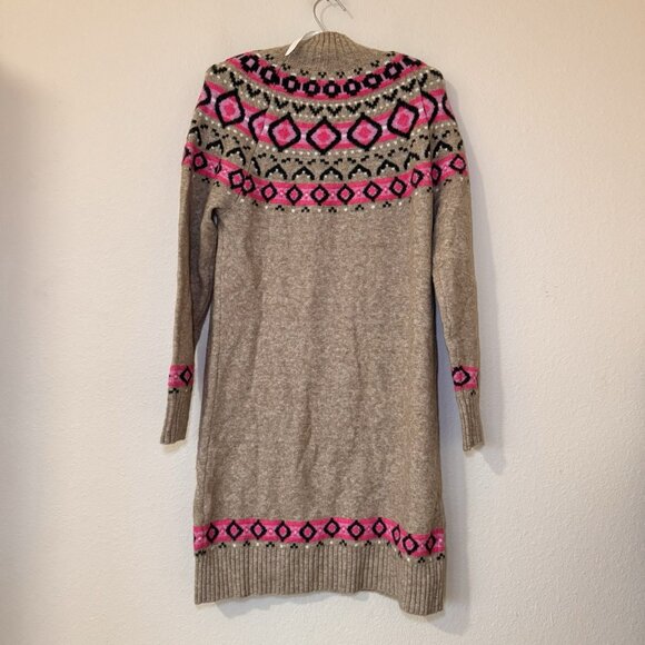 Loft Fair Isle Print Knit Sweater Dress Womens Size XS NWT $89 Acrylic Blend - Picture 11 of 11